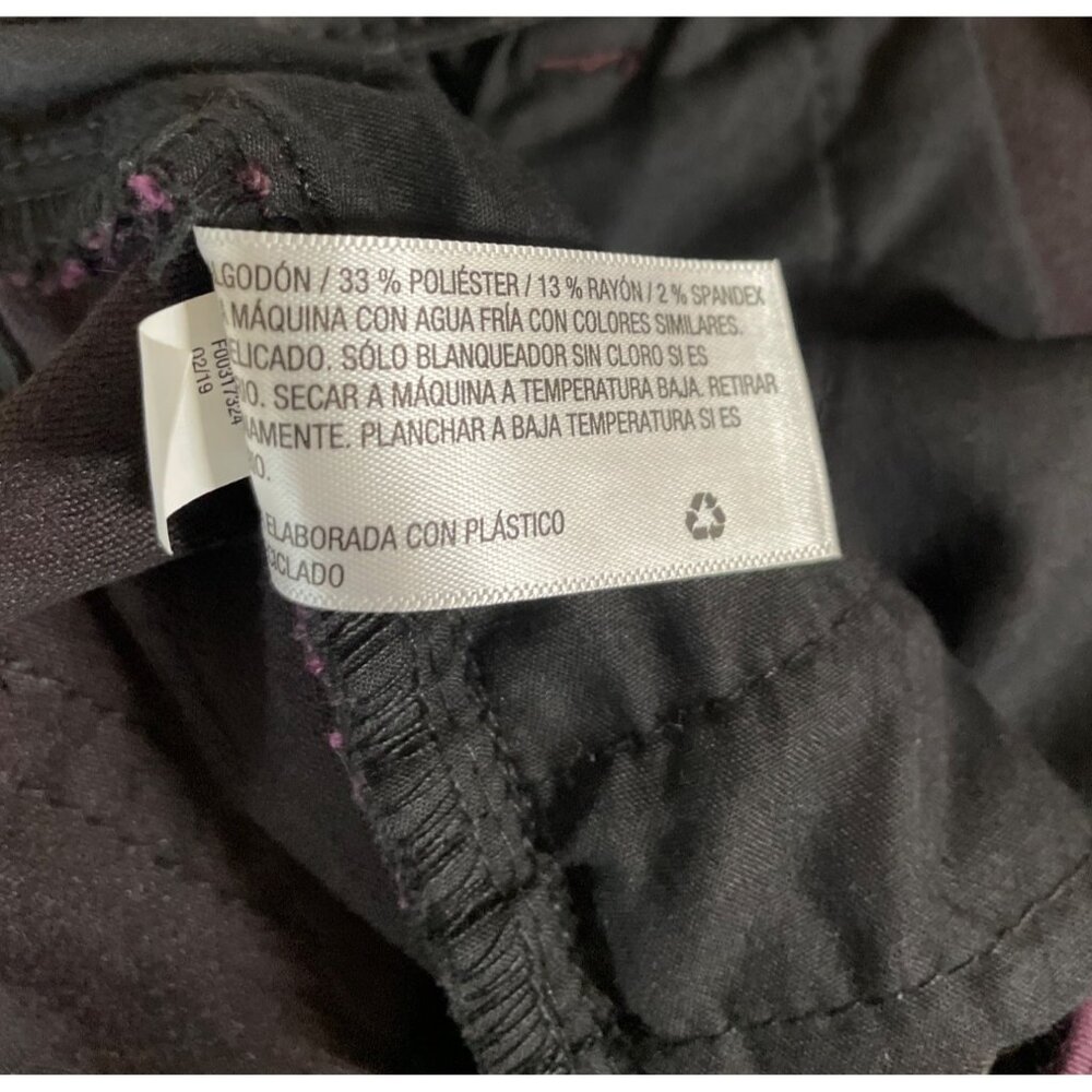 Knox Rose Pants Womens 12 Purple Skinny Stretch Mid Rise Casual Jeans Pockets - Picture 8 of 8